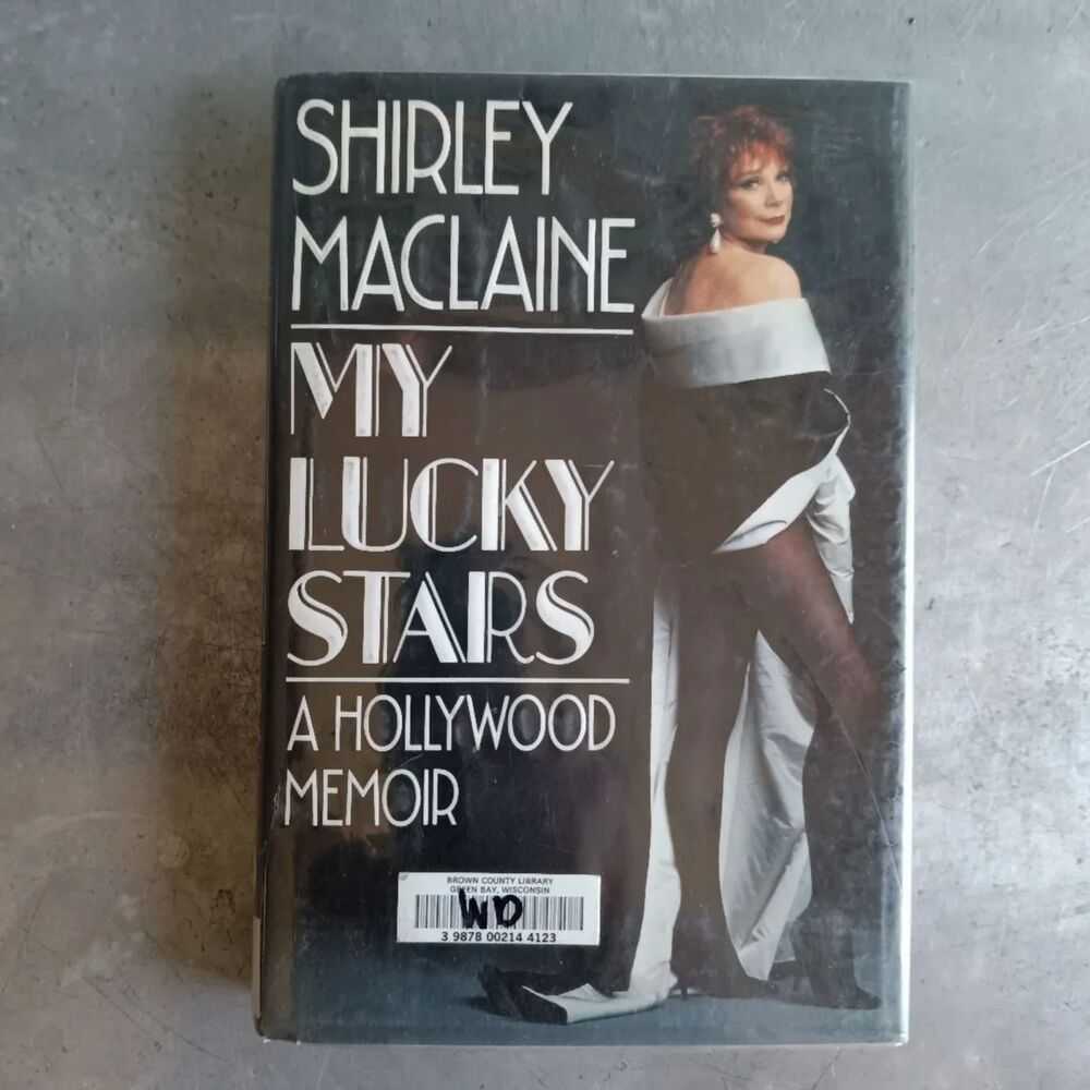 My Lucky Stars: A Hollywood Memoir By Shirley MacLaine Hardcover Biography